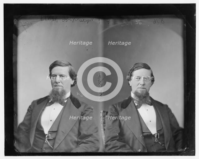 Jonathan Taylor Updegraff of Ohio, 1865-1880. Creator: Unknown.