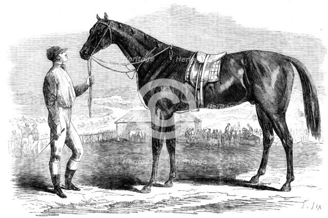 Jonathas, winner of the First Fontainebleau Stakes, 1862. Creator: Unknown.