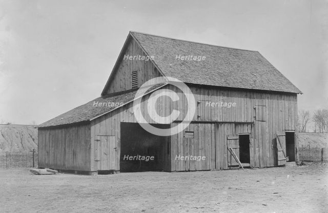 Jones Barn where dynamite was found, 1910. Creator: Bain News Service.