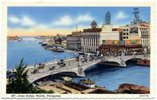 Jones Bridge, Manila, Phillipines, 1940