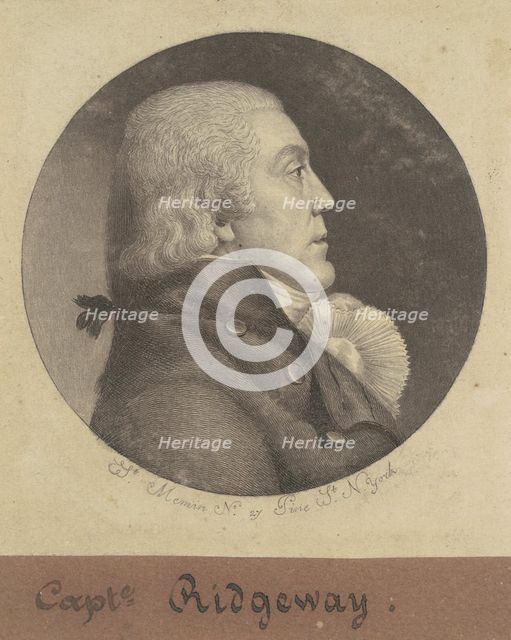 Jones Fawson, 1797. Creator: Charles Balthazar Julien Févret de Saint-Mémin.