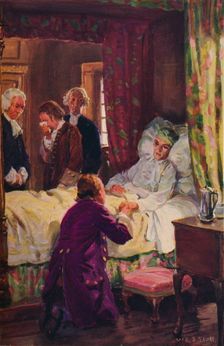 Jones flung himself at his benefactor's feet c1800, (1934). Artist: WRS Scott