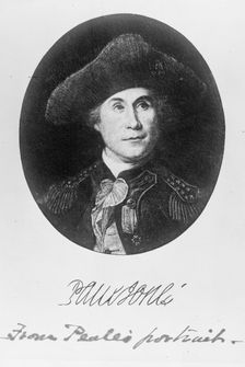 Jones, John Paul - Peale's Portrait, 1917. Creator: Harris & Ewing