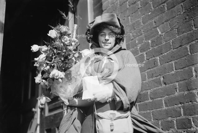 Jones, Rosalie, 'General' Leader of Suffragette Parade, 1913. Creator: Harris & Ewing.