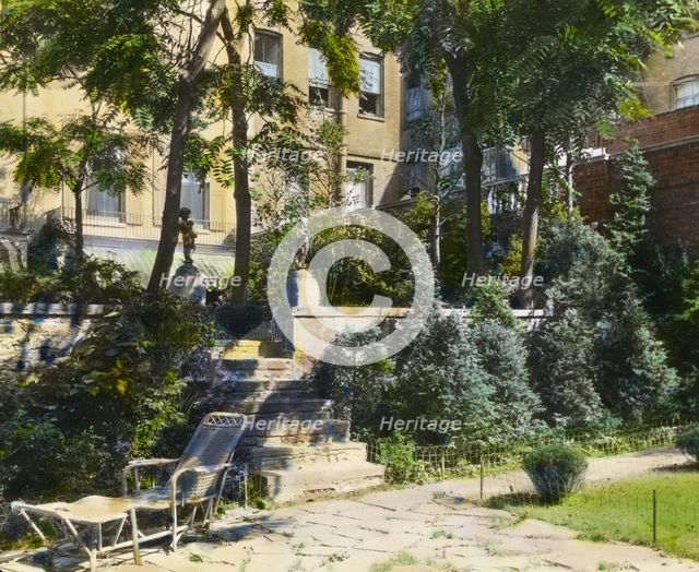 "Jones Wood" townhouses, East 65th and East 66th Streets between Lexington and..., New York, 1921. Creator: Frances Benjamin Johnston.