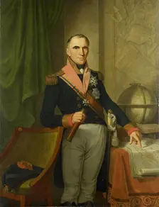 Jonkheer Theodorus Frederik van Capellen (1762-1824), Vice Admiral, 1817. Creator: Cornelis van Cuylenburg