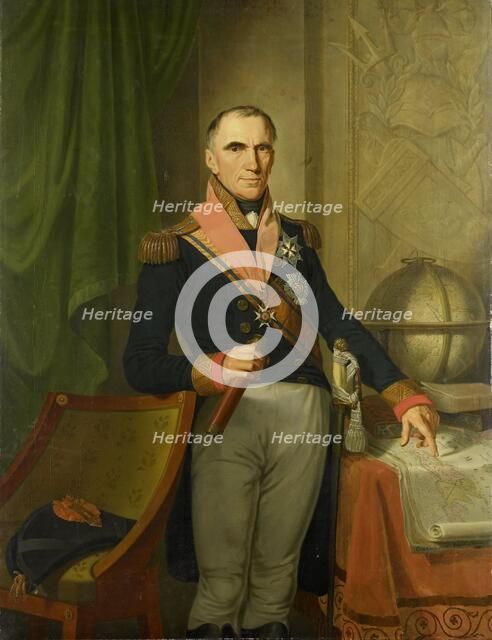 Jonkheer Theodorus Frederik van Capellen (1762-1824), Vice Admiral, 1817. Creator: Cornelis van Cuylenburg.