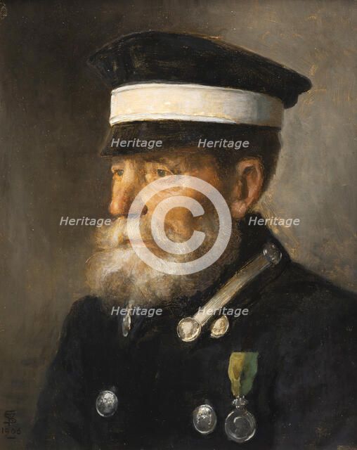 Jöns the teamster, 1906. Creator: Frans Schwartz.