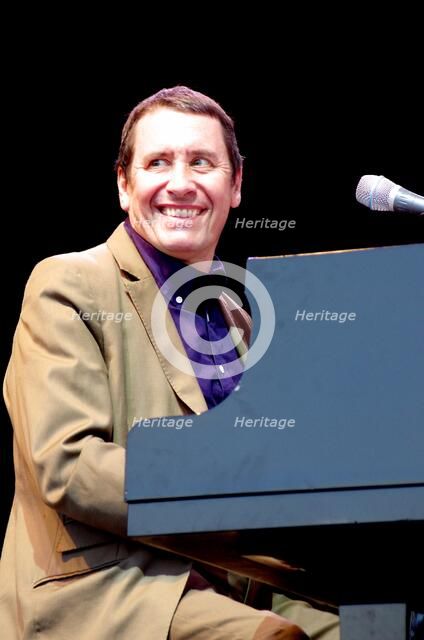 Jools Holland, Love Supreme Jazz Festival, Glynde, East Sussex.  Artist: Brian O'Connor