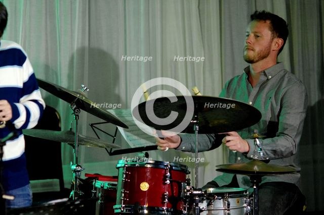Joost Hendrickx, Watermill Jazz Club, Dorking, Surrey, 4th October 2016. Artist: Brian O'Connor.