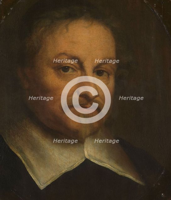 Joost van den Vondel (1587-1679), Poet, 1653. Creator: Govaert Flinck.