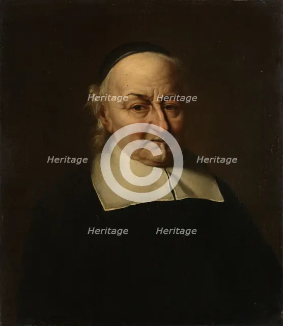 Joost van den Vondel (1587-1679), Poet, 1674. Creator: Philip Koninck.