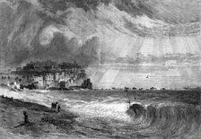 Joppa, from the exhibition of Mr. H. A. Harper's views of the Holy Land, 1872. Creator: John Greenaway