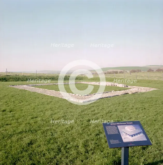 Jordan Hill Roman Temple, Weymouth, Dorset, 1999. Artist: JO Davies