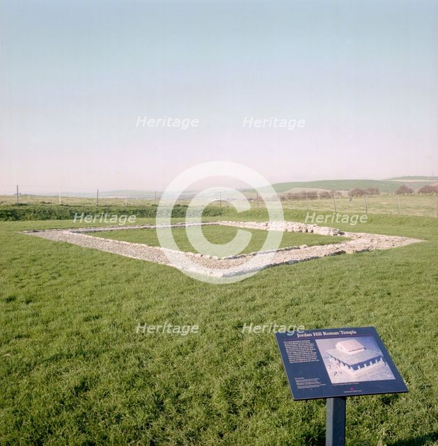 Jordan Hill Roman Temple, Weymouth, Dorset, 1999. Artist: JO Davies