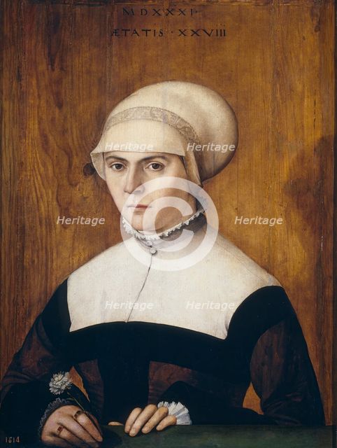 Jorg Zörer’s Wife (?), 1531. Creator: Christoph Amberger.