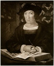 Joris van Zelle c1519, (1927)Artist: Bernaert van Orley