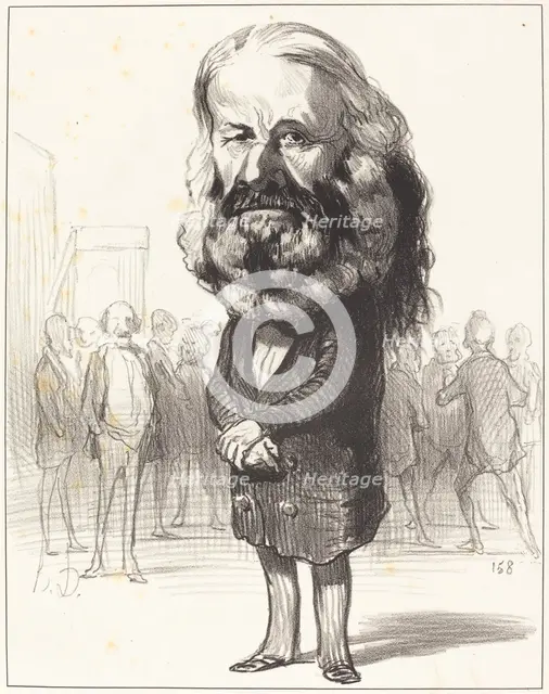 Jos. Ant. Ronjac, 1849. Creator: Honore Daumier.