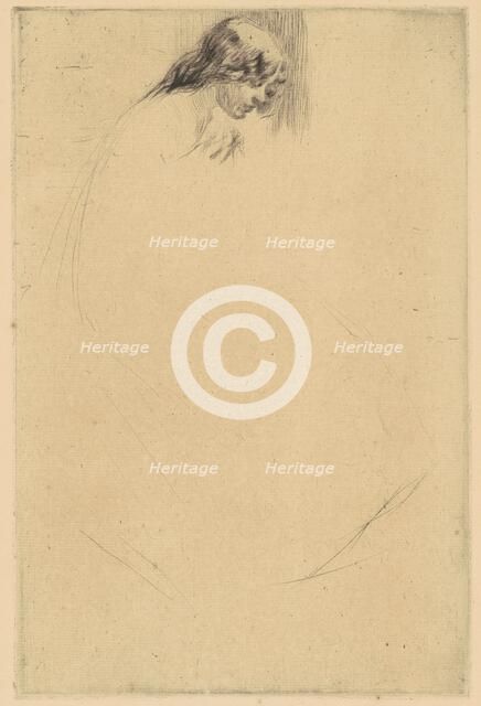 Jo's Bent Head, 1861. Creator: James Abbott McNeill Whistler.