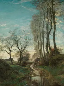 Josaphat Valley at Schaarbeek, 1868. Creator: Hippolyte Boulenger