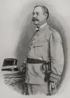 José Toral y Velázquez, Spanish general, last military governor of Santiago de Cuba, 1898. Creator: Unknown