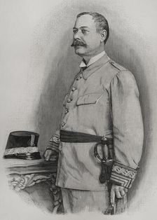 José Toral y Velázquez, Spanish general, last military governor of Santiago de Cuba, 1898. Creator: Unknown