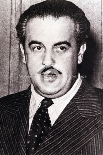 José Antonio Girón de Velasco (1911-1995), Spanish politician, Labor Minister  in Franco's govern…