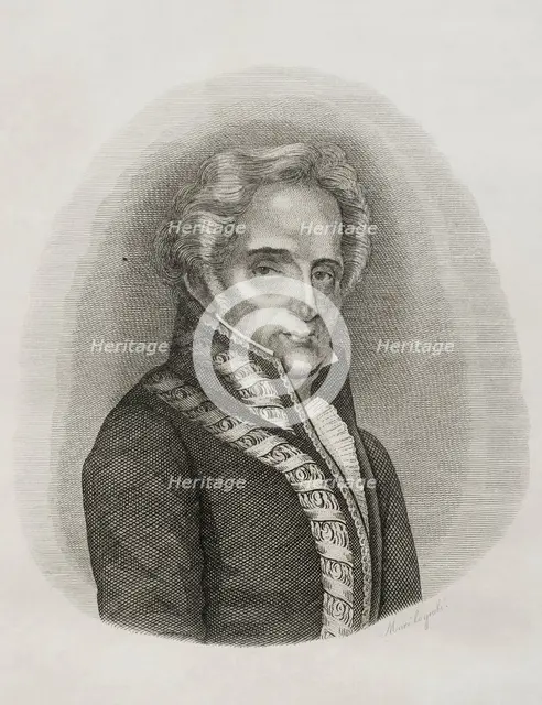 José Aznárez Navarro, (1759-1837), Spanish politician, 1842.  Creator: Pedro Celestino Mare.