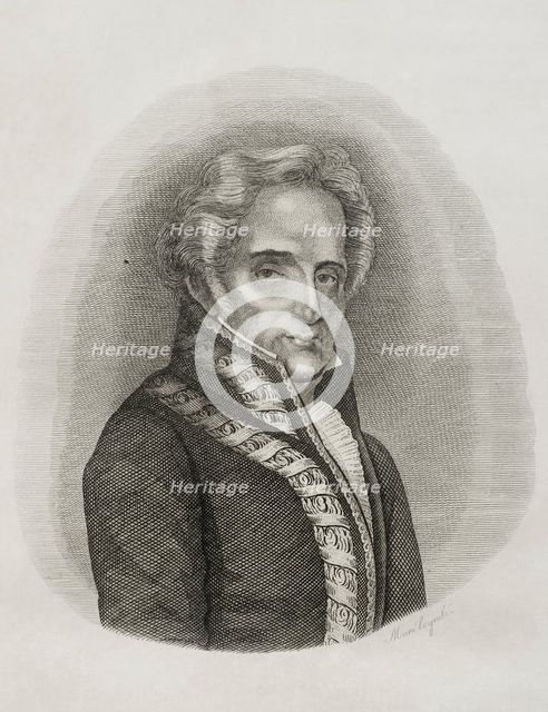 José Aznárez Navarro, (1759-1837), Spanish politician, 1842.  Creator: Pedro Celestino Mare.