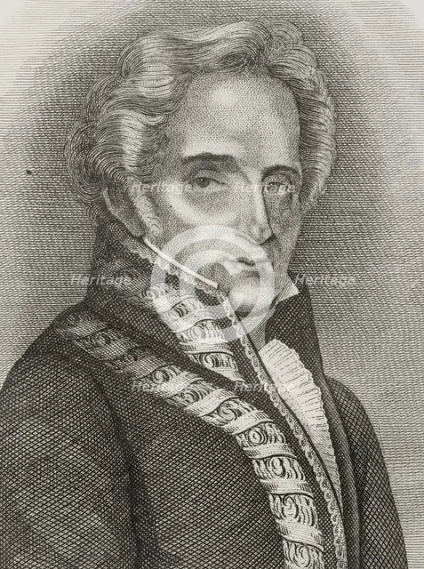 José Aznárez Navarro, (1759-1837), Spanish politician, 1842.  Creator: Pedro Celestino Mare.