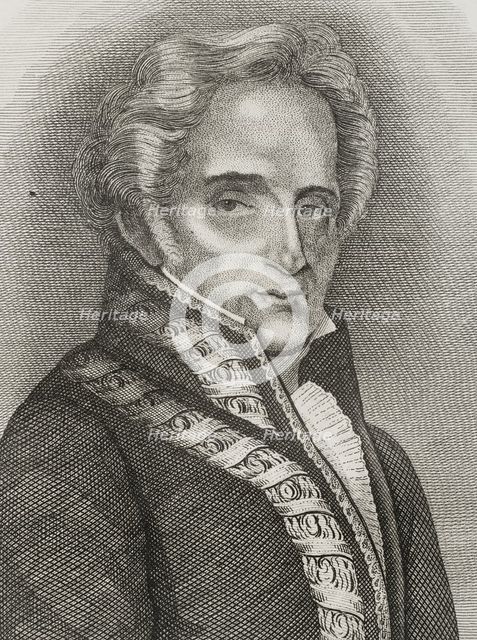 José Aznárez Navarro, (1759-1837), Spanish politician, 1842.  Creator: Pedro Celestino Mare.