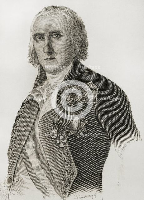 Jose de Urrutia y las Casas (1739-1803), Captain General of the Spanish Army, 1851. Creator: Martinez.