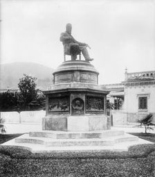 Jose De Alencar statue, between 1910 and 1920. Creator: Harris & Ewing