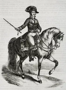 José de Palafox y Melci, 1st Duke of Zaragoza, (1775-1847), Spanish general at Peninsular War, 1853. Creators: Eusebio Zarza, Bernardo Rico