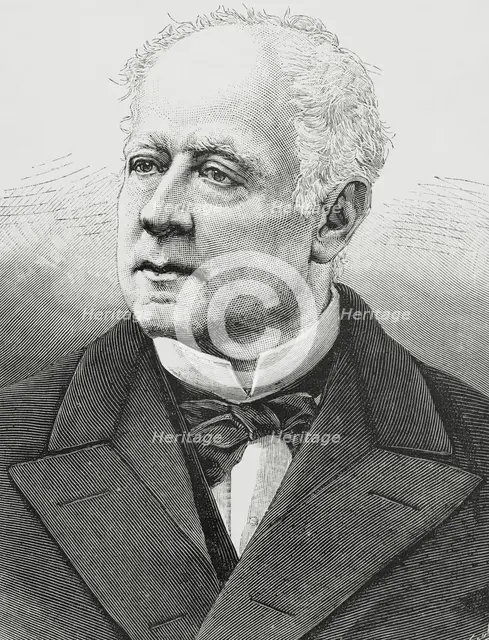 José de Salamanca y Mayol, (1811-1883), 1st Marquess of Salamanca and 1st Count of los Llanos, 1883. Creator: Arturo Carretero y Sánchez.