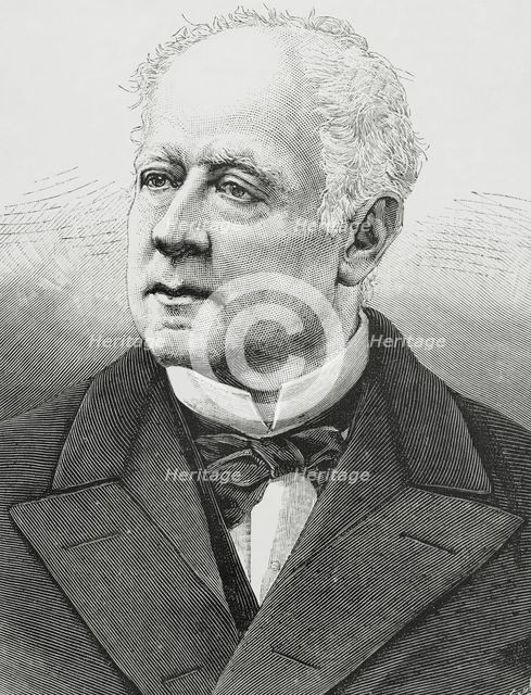José de Salamanca y Mayol, (1811-1883), 1st Marquess of Salamanca and 1st Count of los Llanos, 1883. Creator: Arturo Carretero y Sánchez.
