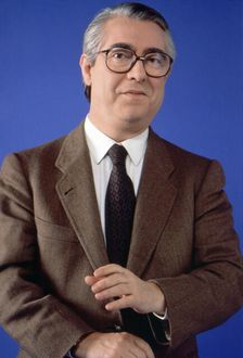 Jose Luis Coll (1931-2007) Spanish writer and humorist, portrait of 1975