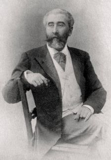 Jose-Maria de Heredia, Cuban-born French poet, 1902