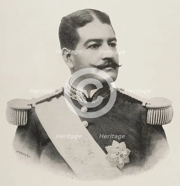 José María de Jesús Reina Barrios (1854-1898), President of Guatemala (1892-1898), 1898. Creator: Enrique Laporta Valor.