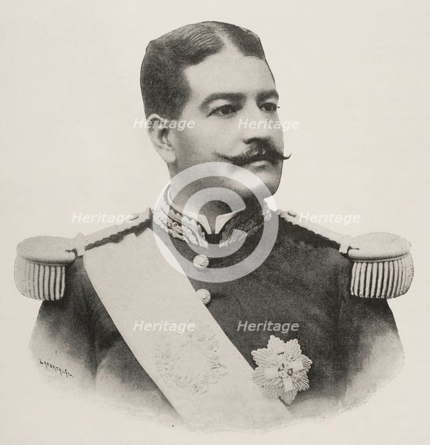 José María de Jesús Reina Barrios (1854-1898), President of Guatemala (1892-1898), 1898. Creator: Enrique Laporta Valor.