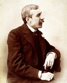 José Maria Eça de Queiroz (1845-1900) Portuguese novelist, photo of the time