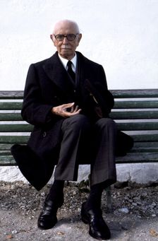José María Pemán (1898-1981), Spanish writer, photo, 1980