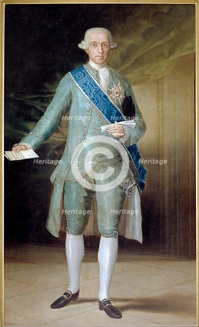 Jose Moñino Earl of Floridablanca (1728-1808), Spanish statesman.