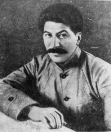 Josef Stalin, Georgian-born Soviet communist revolutionary and leader, 1918