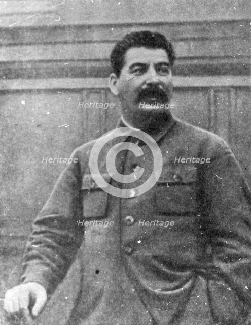 Josef Stalin, Georgian-born Soviet communist revolutionary and leader, 1930s. Artist: Unknown