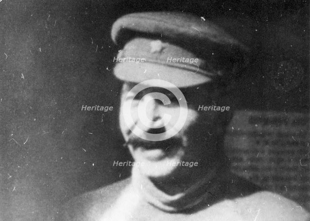 Josef Stalin, Georgian-born Soviet communist revolutionary and leader, early 1930s. Artist: Unknown