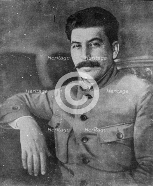 Josef Stalin, Georgian-born Soviet communist revolutionary and leader, May 1923. Artist: Unknown
