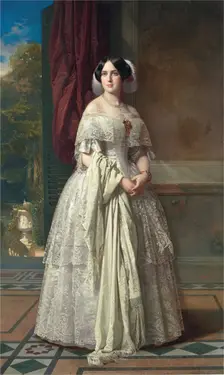 Josefa del Águila y Ceballos, later Marchioness of Espeja, between 1852 and 1854. Creator: Federico de Madrazo y Kuntz