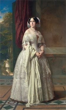 Josefa del Águila y Ceballos, later Marchioness of Espeja, between 1852 and 1854. Creator: Federico de Madrazo y Kuntz