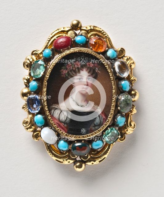 Josefina, 1807-1876, Princess of Leuchtenberg, Queen of Sweden and Norway, mid-19th century. Creator: Johan Way.